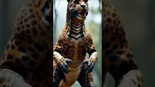 The LeopardDinosaur Hybrid Emerges shorts animalcreature alienpredator fusion animals [upl. by Hadsall723]