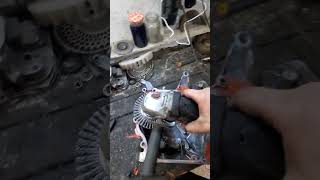 How to remove gasket Maker the fast way dieselmechanic mechanic automobile smallenginerepair [upl. by Eleirbag]