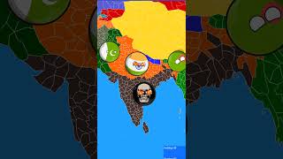 Monster 💀 Vs India Part 1 countryballs nutshell india [upl. by Antonie]