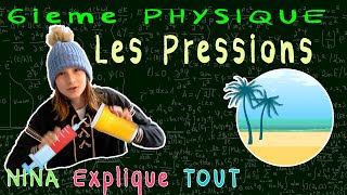 La pression atmosphérique les etats de la pression detente et compression college 6eme physique [upl. by Fridlund]