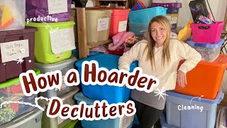 Declutter the Hoarded Basement  Mindset of Hoarding Disorder [upl. by Whitnell497]