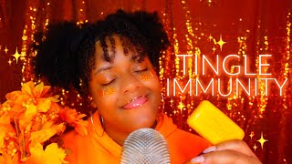 ASMR 🧡✨Relaxing Triggers to Help Cure Your Tingle Immunity🍊🍑✨  A Bit Chaotic amp Tingly 😁 [upl. by Nayra977]