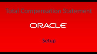 TCS  Feedback 16   TCS  Oracle HCM Fusion  Total Compensation Statement [upl. by Tarkany]