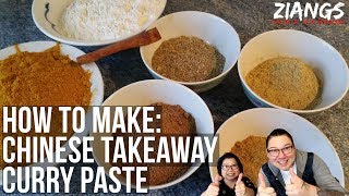 Ziangs How to Make Chinese Takeaway Curry Paste by Takeaway Owners [upl. by Harwell]