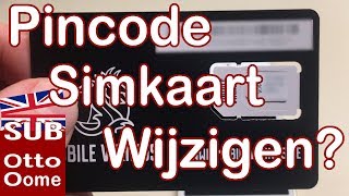 Hoe wijzig je de PINcode van je SIMkaart op een iPhone [upl. by Asiled]