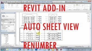 Revit Addin Automatic sheet view renumber [upl. by Demha271]