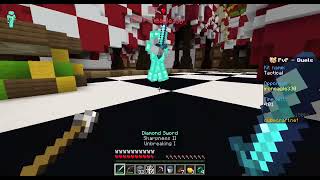 A Minecraft bedrock pvp duel [upl. by Ardiedal]