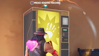 How to purchase from midas vending machines or service stations  Fortnite [upl. by Ruiz]