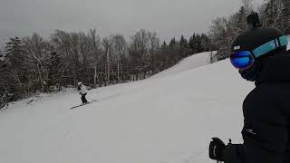 Killington Jan 2024 Trip  Saturday  Fedors POV  GX010007 [upl. by Ynaittirb]