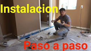 como instalar tile cerámica porcelana en piso paso a paso [upl. by Ardni572]