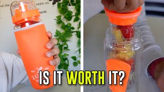 What To Expect With The Zulay Fruit Infuser Water Bottle [upl. by Acceb]