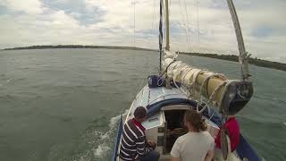 Navigating into Bembridge Harbour IOW Part1 [upl. by Ailec]