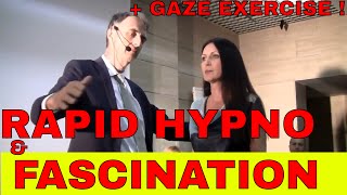 NON VERBAL Instant hypnosis training Fascination eyefixation Mesmeric crise  EXERCISE [upl. by Ahseia483]