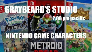 GRAYBEARDS STUDIO EP 66 NINTENDO GAME CHARACTERS [upl. by Muriah]