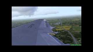 FSX  Lockheed L1011500 Landing at Liverpool Airport HD [upl. by Aibsel]