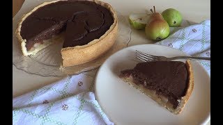 CROSTATA DI PERE E CREMA AL CIOCCOLATO 💝 [upl. by Yukio]