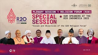 R20 Special Session “Vision and Objectives of the G20 Religion Forum” [upl. by Lainahtan]