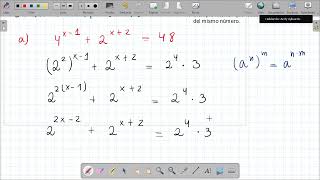 Ejercicios de funciones exponenciales y logarítmicas [upl. by Nyrek749]