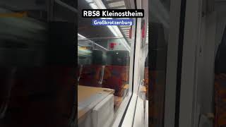 Großkrotzenburg Abfahrt BR1440RB58➡️Kleinostheim br1440 hlb regionalbahn shorts [upl. by Salene924]