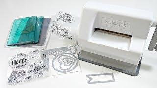 Unboxing y primeras impresiones de troqueladora Sidekick de Sizzix [upl. by Ynnavoig137]