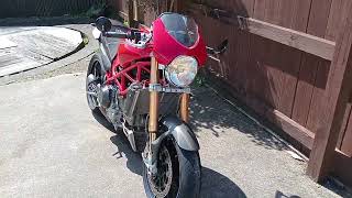 Ducati Monster S4RS cold start Termignoni [upl. by Bram]