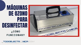 ¿Cómo funciona un ozonizador Las máquinas de ozono para acabar con el Covid19 [upl. by Netsuj]