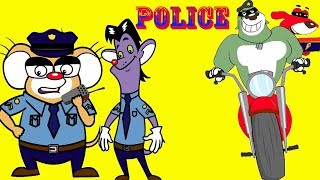 RatATat Mice Police Chase amp Ice cream Thieves Police Car 3 Chotoonz Kids Funny Cartoon Videos [upl. by Arutek]