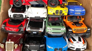 Box Full of Model Cars Toyota Supra Mk5 BMW M4 GT3 Porsche Taycan Apollo Project Evo GTR R35 [upl. by Marten]