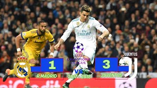 Goals amp Highlights Real Madrid 1  3 Juventus FC Champions League 2017  2018 [upl. by Keily]