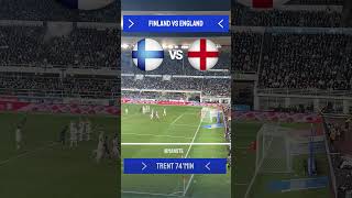 Finland 13 England Trent scores in the 74th minute to secure victory in Nations League shorts [upl. by Haizek477]