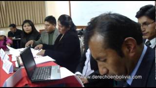 Derecho Bolivia Audiencia de Medidas Cautelares Parte I [upl. by Salkcin]