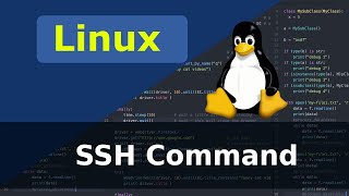 Linux Command  SSH [upl. by Norek]