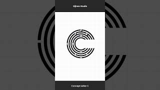 Letter C logo design [upl. by Elokcin]