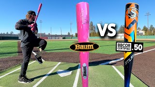 BAUM BAT vs BBCOR BAT [upl. by English676]