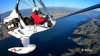 482 Flight around Greenstone Area Lakes and Kamloops from 10000 ft Kamloops Jul 13 2024 [upl. by Aikym]