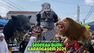 FULL Arak Arakan SEDEKAH BUMI KARANGASEM 2024 Terisi  Indramayu [upl. by Atter636]