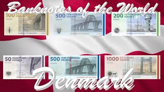 Banknotes of the World  Denmark Danish krone [upl. by Aicilak]