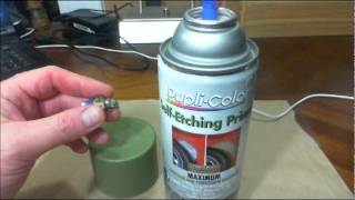 Review of DupliColor SelfEtching Primer for Miniatures Vid 125 [upl. by Nicolea]