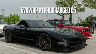 P1 Procharged C5 578whp [upl. by Tram]