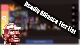 Mortal Kombat Deadly Alliance Tier List [upl. by Bela102]