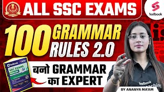 All SSC Exams  100 Grammar Rules 20  बनो Grammar का Expert  English By Anayan Maam [upl. by Callie]