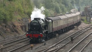 UK  Royal Scot stops at Chesterfield on route to Barrow Hill 852024 [upl. by Phil136]