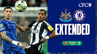 Newcastle 20 Chelsea  HIGHLIGHTS  Extended  Carabao Cup 2425 [upl. by Estrella703]