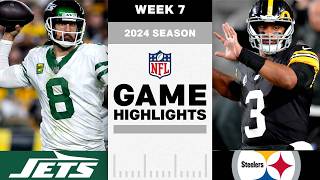 New York Jets vs Pittsburgh Steelers Game Highlights  NFL 2024 Season Week 7 [upl. by Haizek]