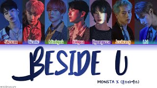 MONSTA X 몬스타엑스  BESIDE U Color Coded Lyrics [upl. by Morgenthaler885]