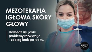 Mezoterapia igłowa skóry głowy  zabieg krok po kroku [upl. by Yarahs805]