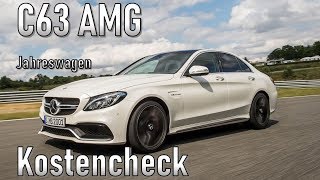 Mercedes Benz C63 AMG 2018 Unterhaltskosten  Jahreswagen [upl. by Ahtekal380]