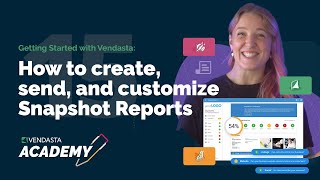 Create send and customize Snapshot Reports  Vendasta Tutorial  Vendasta Academy [upl. by Darbie30]