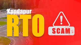 RTO SCAM ALERT  KONDAPUR RTO DRIVING TEST [upl. by Frydman]