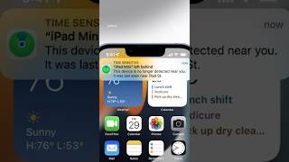 Apple’s Find My app Why you keeping getting “left behind” notifications shorts [upl. by Koloski]